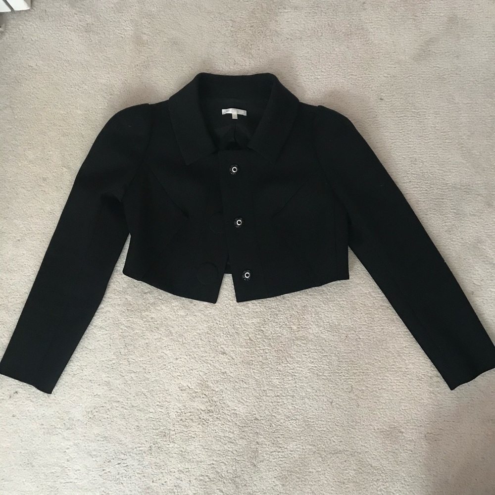 Paule Ka bolero crop back jacket